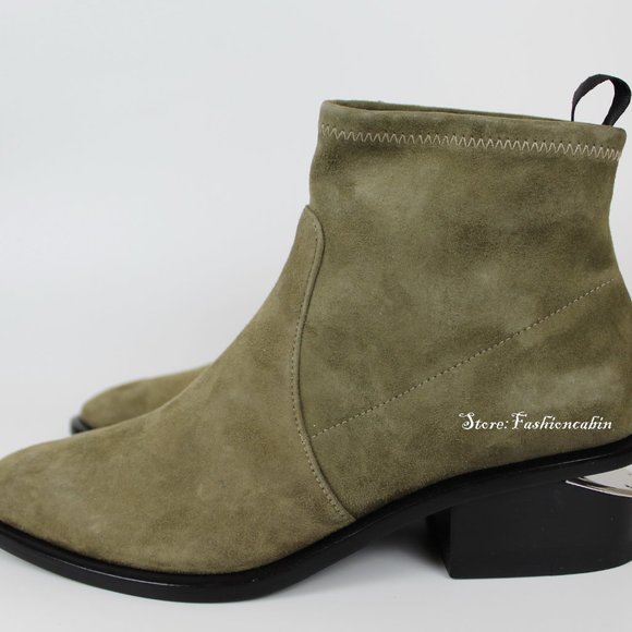 NEW ALEXANDER WANG Kori Suede Bootie - Picture 5 of 9